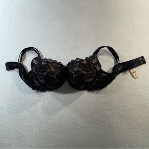 Victoria’s Secret Balconet Bra, Black Lace, 38C